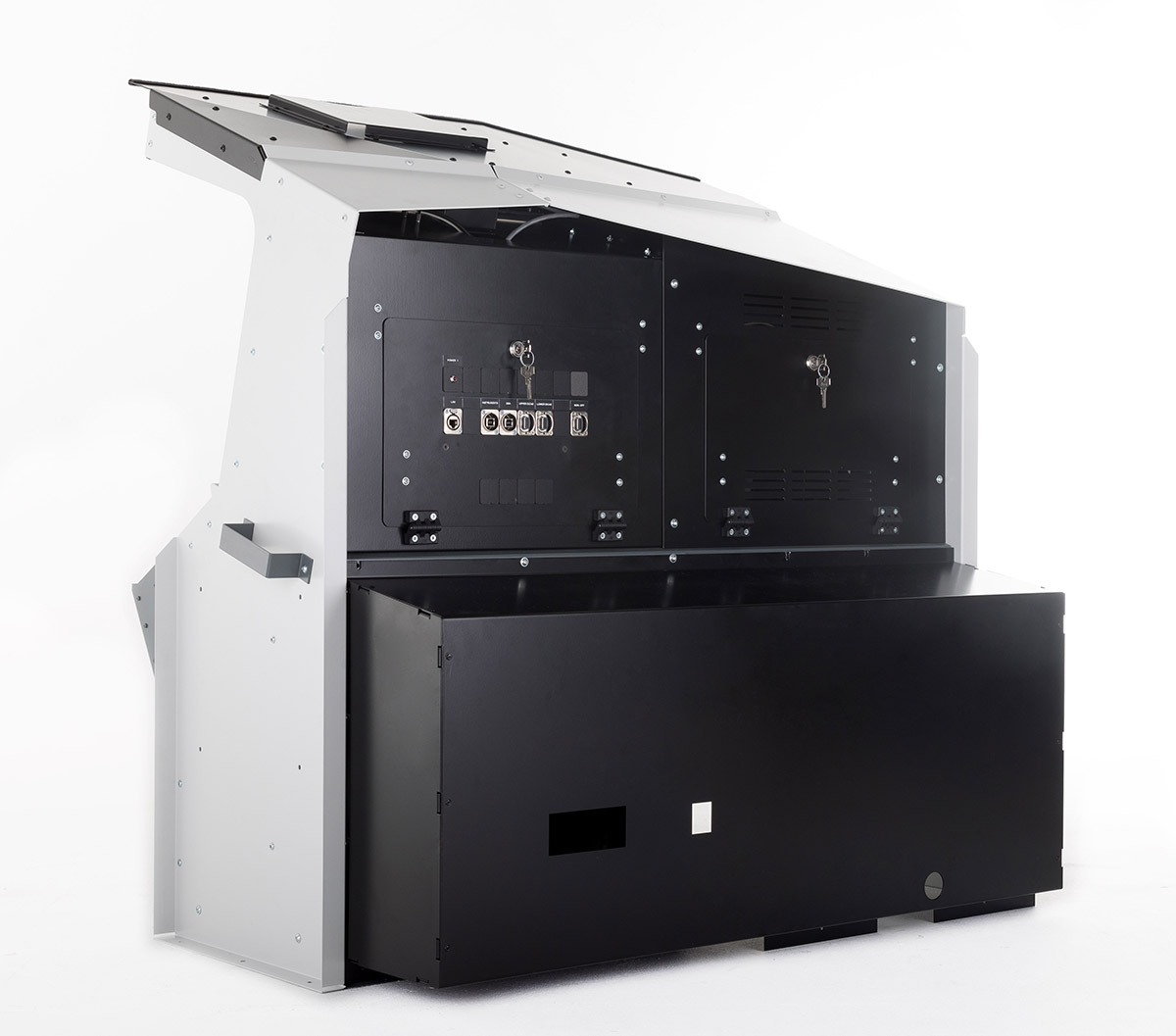 FSC B737NG COCKPIT ONE SEAT COMPACT BACK RIGHT 34